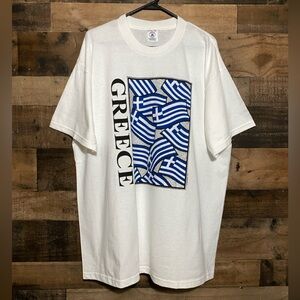 Vintage Greece Flags T-Shirt Size XL